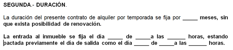 contrato-alquiler-vacacional-cláusula-22